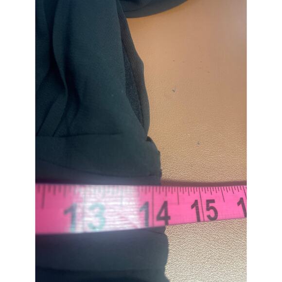 LULU'S sz M Heavenly Hues V-Neck Maxi Black Formal Party Gown Dress NEW B159 - Picture 8 of 9